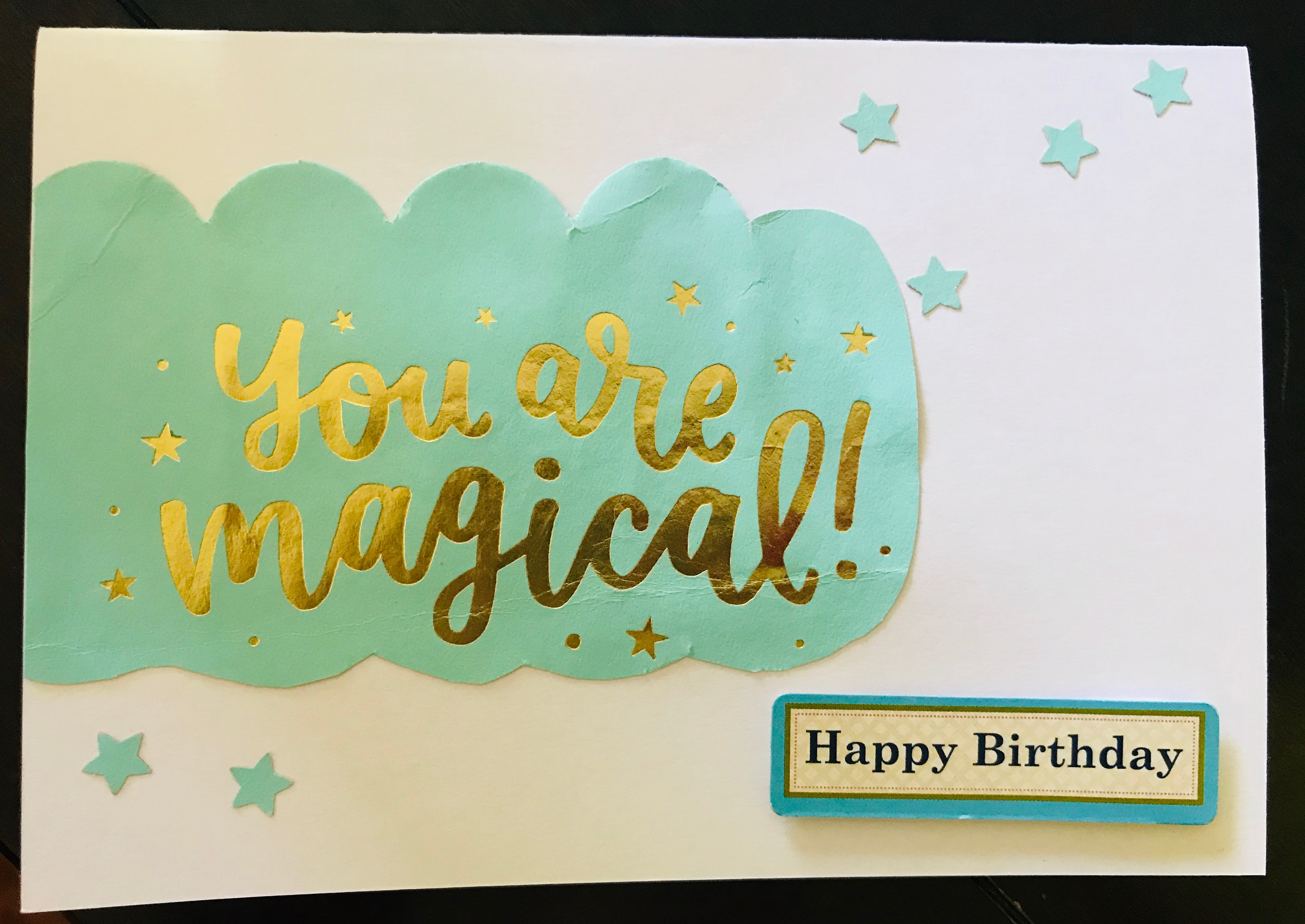 Magical Phrase Happy Birthday Card